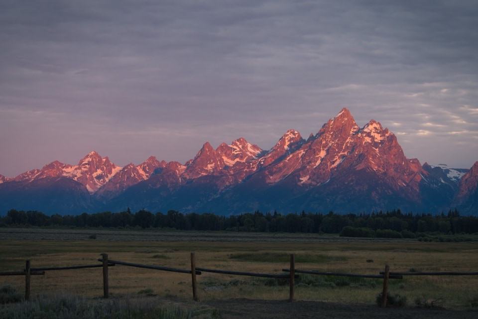 Grand Tetons NP photo: sunrise